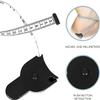 EliteKoopers 1Pcs Black Body Fat Caliper and Body Measuring Tape, 2 in 1 Skinfold Calipers for Measuring view 2