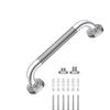 12inch/30cm Anti Slip Shower Wall Grab Bar Handle, Knurled Stainless Steel Bathroom Safety Bathroom Balance Bar Hand Rail Support Handicap Elderly Senior Assist Bath Handle (1) view 1