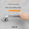 12inch/30cm Anti Slip Shower Wall Grab Bar Handle, Knurled Stainless Steel Bathroom Safety Bathroom Balance Bar Hand Rail Support Handicap Elderly Senior Assist Bath Handle (1) view 3