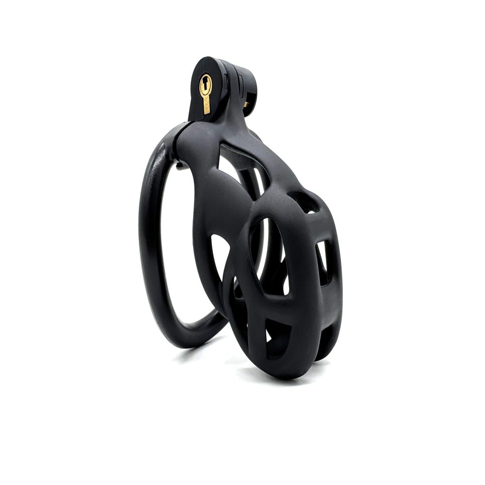3D Modeling Chastity Cage Device with Lock & 4 Rings - Cobra Male chastitycage Men urethral (Tight (65mm))