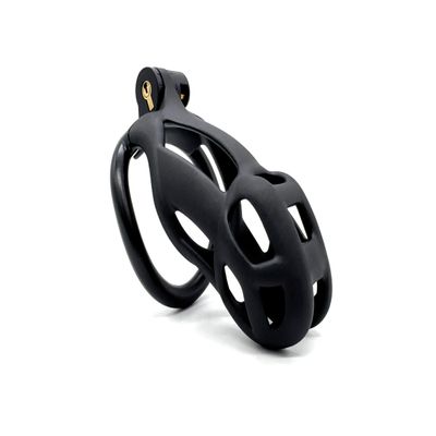 3D modeling chastity Cage Device with Lock & 4 rings - Cobra Male chastitycage (Snug (85mm))