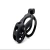3D modeling chastity Cage Device with Lock & 4 rings - Cobra Male chastitycage (Snug (85mm)) view 3