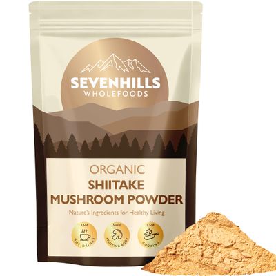 Sevenhills Wholefoods Organic Shiitake Mushroom Powder 100g