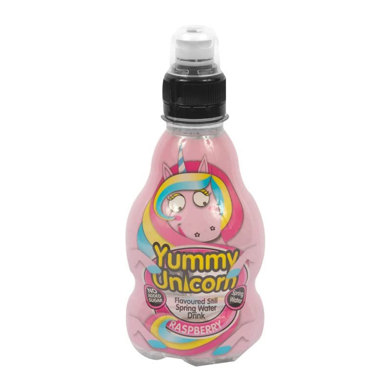 Wild Water Yummy Unicorn Raspberry Drink, 270ml Pack of 12