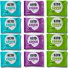 Keto Collective Keto Cookies I 1.5g Net Carbs I 30g x 12 I Keto Snacks I Low Sugar I Made with Real Butter I High Fibre I Low Carb Snacks, Gluten Free Cookies (Mixed) view 1