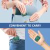 Pill Box 2 Compartment Medicine Pill Case,Portable Pill Box for Pocket or Purse Pill Box Decorative Metal Medicine Vitamin Organizer Unique Gift (4 Pieces, Set-4-van Gogh+Marble) view 3