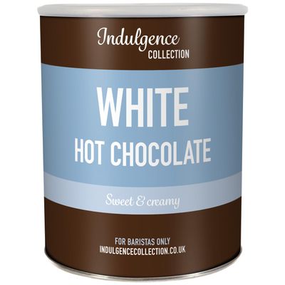 Indulgence Collection White Hot Chocolate 2kg, 80 Servings - Premium Powder - Rich and Velvety Drinking Choco Perfect for Any Occasion