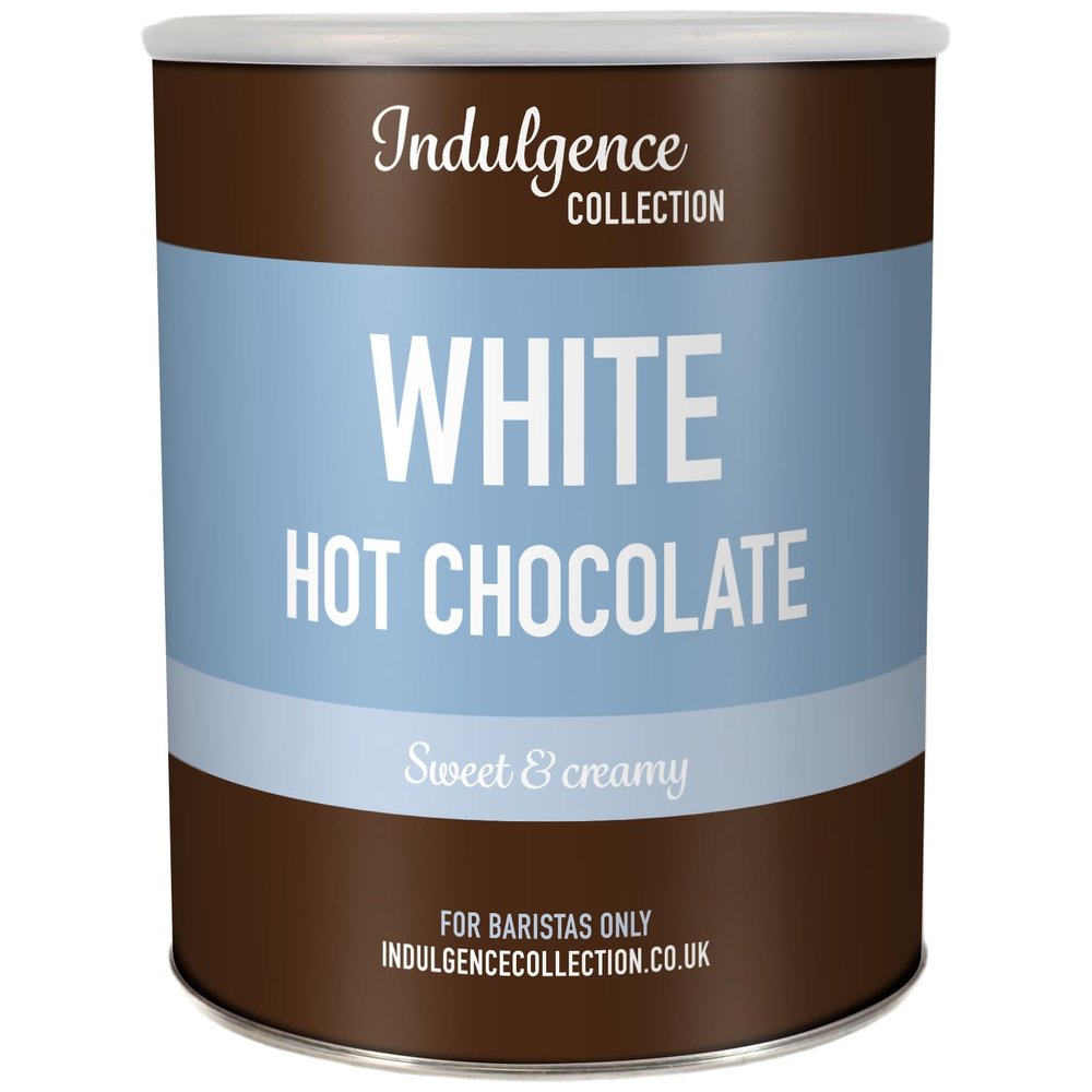 Indulgence Collection White Hot Chocolate 2kg, 80 Servings - Premium Powder - Rich and Velvety Drinking Choco Perfect for Any Occasion