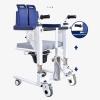 BLOHDI Toilet chair Hydraulic Patient Lift, Bath Chair with Toilet for the Elderly Disabled, Easy Transfer to Toilet and Bathroom, Raised Backrest, with Removable Cushion and Commode view 4