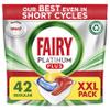 Fairy Platinum Plus All In One Dishwasher Tablets, Lemon, 42 Tablets, Our Best Cleaning For A Clean Like New, Removes Dullness & Prevents Limescale view 2