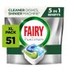 Fairy Platinum All-In-1 Dishwasher Tablets - 51 Pods, Original, Powerful Cleaning Action view 1