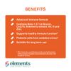 Elements Supreme Immunity  Immune Support Supplement with Beta-1,3/1,6-Glucan, Coenzyme Q10, Elderberry, Zinc** and Vitamin D*, Gluten Free, 60 Capsules view 3