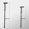 SXSGSM Telescopic Non Slip Crutches Cane Folding very light and compact travel adjustable with LED lights for Arthritis, Elderly, Seniors & Handicap The New view 3