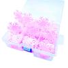 240 Pieces Edible Snowflakes Paper Cupcake Toppers Sticky Rice Paper Decorative Cake Decorations For Wedding Birthday Party Baby Shower view 1