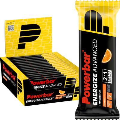 Powerbar - Energize Advanced - Orange - 15x55g - High Carb Energy Bar - Magnesium & Sodium