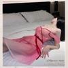 SINROYEE Sexy Anime Cosplay Costume Cheongsam High Split Dress Chinese Hanfu Pajamas For womens (Pink) view 3