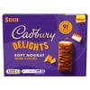 Cadbury Delights Soft Nougat Orange & Caramel Bars, Chewy Nougat Bars With Orange & Caramel, Multipack of 5 x 22 g (Pack of 1) view 1