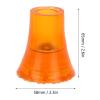 19mm Crutch Tips,ANGGREK 5pcs Soft Thicken Rubber Walking Canes Replacement Tips Non Slip Crutch Tips Universal Crutch Tip for Walking Canes (Orange) view 2