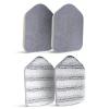 MOSEN Replacement Head Scrubber Pad for Tub Tile Scrubber Brush - Include 2 Scouring Pad and 2 Microfiber Pad view 1