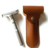 Plouluyt Case Travel Holder Double Edge Razors Container PU Leather Bag view 2