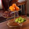 Fruit Bowls Fruit Plate Living Room Creative Home Fruit Plate Coffee Table Candy Plate European Multi-layer Platter Nordic Style fruit basket (Color : B) view 3