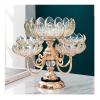 Fruit Bowls Glass Fruit Plate Nordic Home Living Room Coffee Table Creative Light Luxury Snacks Multi-layer Candy Plate fruit basket view 1