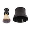 Shaving Brush Bowl, Men's Barber Shaving Brush Black Artificial Bristles view 4