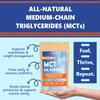 MCT Oil C8 & C10 Powder, Coconut Medium Chain Triglycerides for Sustained Clean Energy, Ketogenic Non Dairy Coffee Creamer, Suitable for Keto, Helps Boost Ketones | 50 Servings view 2