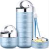 Zannaki Metal Travel Pill Organizer, Portable Waterproof Weekly Pill Box, Large Aluminum Alloy Pill Case Container, BPA Free 7 Day Daily Medicine Organizer Holder for Vitamin, Fish Oil, Supplement view 1