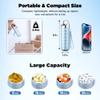 Zannaki Metal Travel Pill Organizer, Portable Waterproof Weekly Pill Box, Large Aluminum Alloy Pill Case Container, BPA Free 7 Day Daily Medicine Organizer Holder for Vitamin, Fish Oil, Supplement view 2