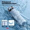 Zannaki Metal Travel Pill Organizer, Portable Waterproof Weekly Pill Box, Large Aluminum Alloy Pill Case Container, BPA Free 7 Day Daily Medicine Organizer Holder for Vitamin, Fish Oil, Supplement view 4