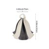 Danlai Sauna Hat Felt Wool Cap for Sauna Anti Heat Bath Head Cap Sauna Accessories for Hot Steam Room Bath Sauna view 2