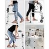 SEVEEZ Walking Frame With 2 Fixed Wheels, Lightweight Folding Mobility Frame Walker Height Adjustable Aluminium Elderly Walking Aid view 3