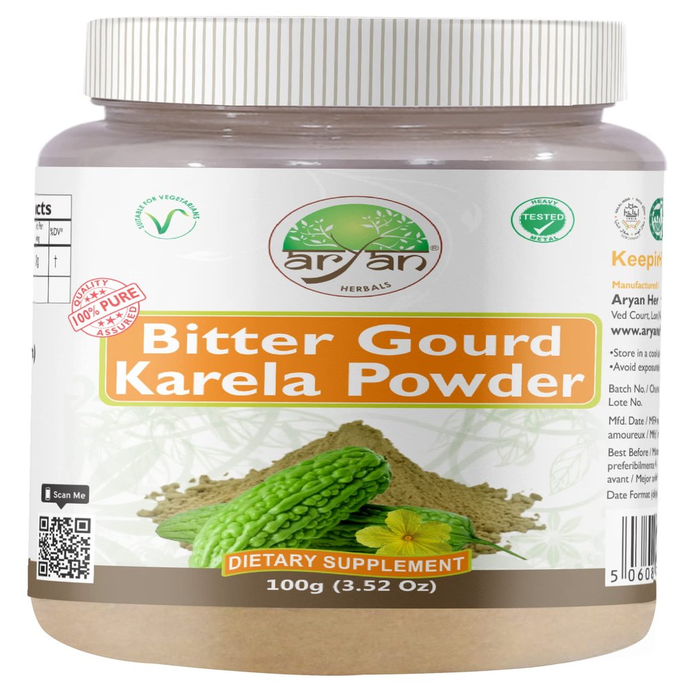 ARYAN HERBALS Karela (Bitter Gourd) Powder 100gm