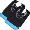 GLEAVI 2pcs Rice Water Towel for Elderly Adults Washable Bibs for Women Eating Cloth Decorative Design for Dining Protection view 1