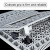 13.5-22Cm Height Adjustable Car Rampe 50X56Cm Can Be Spliced Threshold Ramp Set for Cars Trailers Wheelchairs Walkers Lifts, Load to 1000Kg/Silver view 3
