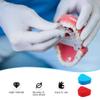 YANCAIYUNL Pack of 2 Retainer Cases Retainer Containers with Vent Holes Orthodontic Dental Retainer Boxes for Denture Invisalign Braces Mouth Guard (Red, Blue) view 3