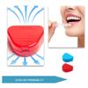 YANCAIYUNL Pack of 2 Retainer Cases Retainer Containers with Vent Holes Orthodontic Dental Retainer Boxes for Denture Invisalign Braces Mouth Guard (Red, Blue) view 4