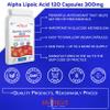 Nutrilus Alpha Lipoic Acid 120 Capsules 300mg - 50:50 Blend of R-ALA and S-ALA - High Strength - Vegan - UK Made Supplement - Antioxidant view 2