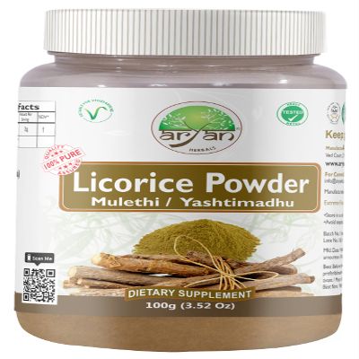 Aryan Herbals Licorice (Yashimathu) Powder 100gm