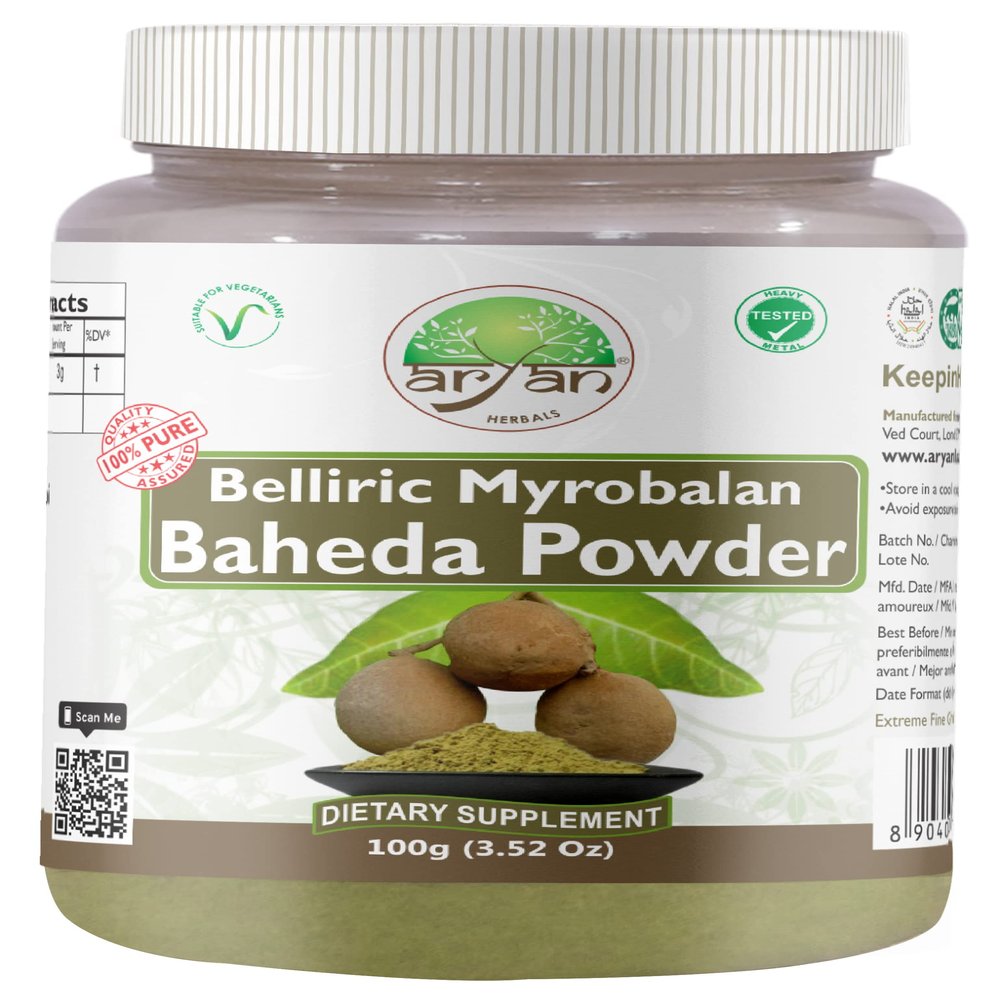 Aryan Herbals Baheda (Belliric Myrobalan) Powder 100gm