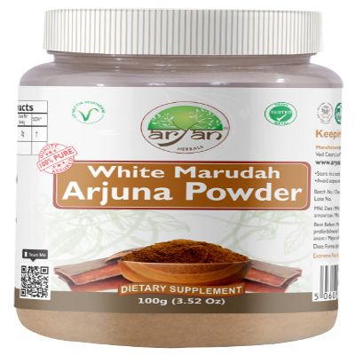 Aryan Herbals Arjuna (Terminalia Arjuna) Bark Powder 100gm