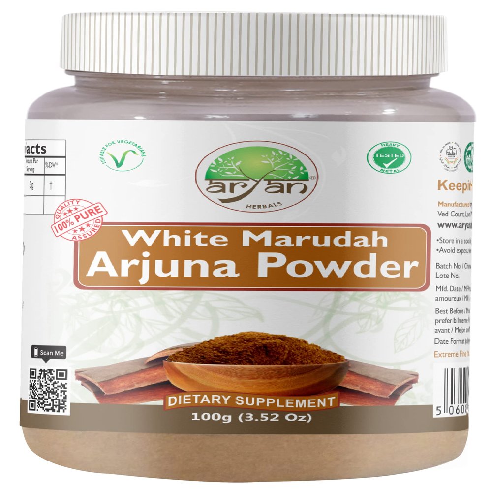 Aryan Herbals Arjuna (Terminalia Arjuna) Bark Powder 100gm