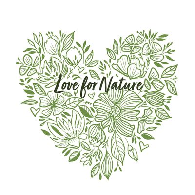20 Disposable Napkins, Love for Nature, Table Decoration, Decoupage, Napkin Technology, 33 x 33 cm