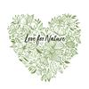 20 Disposable Napkins, Love for Nature, Table Decoration, Decoupage, Napkin Technology, 33 x 33 cm view 1