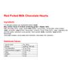 Milk Chocolate Hearts  50 Foil Wrapped Valentines Chocolate Hearts Love Heart Chocolates | Wedding Favour Chocolates (Red & Silver Heart, 50) view 2