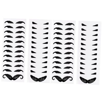 DOITOOL 48sheets Nose Hair Waxing Beard Stickers Protectors Easy to Use Nose Hair Removal Supplies Convenient Daily Beard Protectors for Personal Grooming and Styling