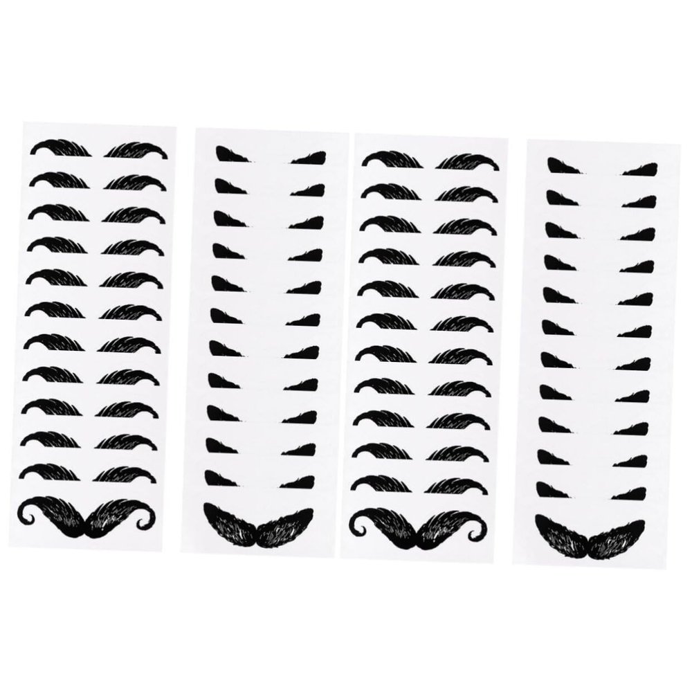 DOITOOL 48sheets Nose Hair Waxing Beard Stickers Protectors Easy to Use Nose Hair Removal Supplies Convenient Daily Beard Protectors for Personal Grooming and Styling