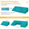 Bed Sore Turning Wedge Pillow for Sleeping Positioning Bed Sores Treatment Pressure Ulcer Cushion Bedridden Patient Elderly Anti Bedsore Turn Over Pad Triangle Medical Nursing After Surgery Wedges view 2
