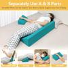 Bed Sore Turning Wedge Pillow for Sleeping Positioning Bed Sores Treatment Pressure Ulcer Cushion Bedridden Patient Elderly Anti Bedsore Turn Over Pad Triangle Medical Nursing After Surgery Wedges view 3